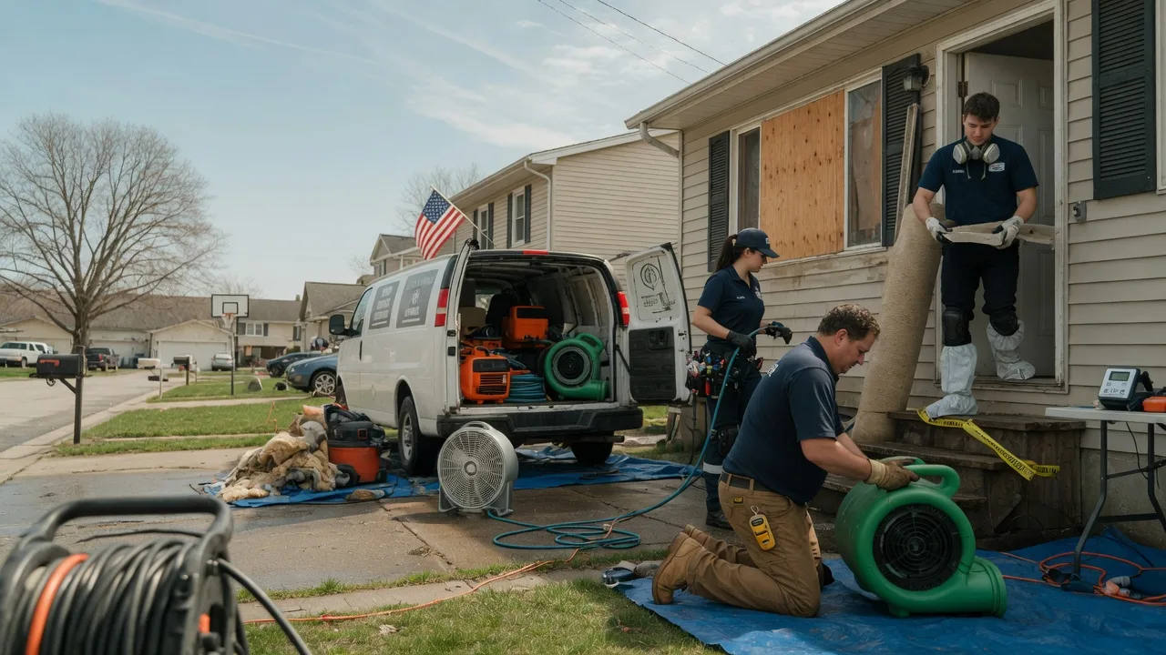 Water Damage Restoration in Darien, WI near me